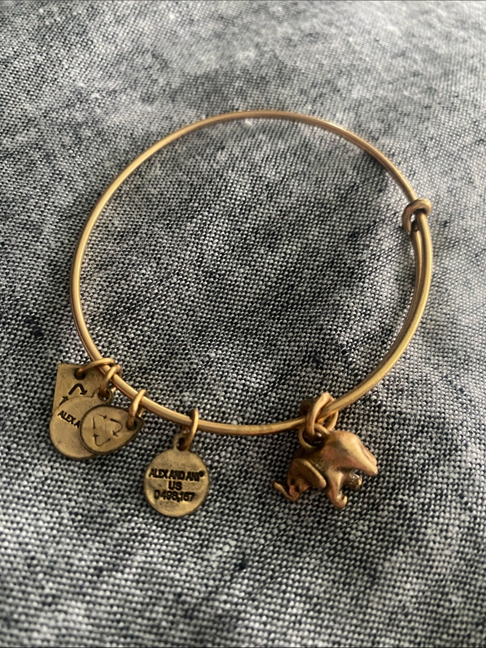 Elephant Charm Alex and Ani Bracelet